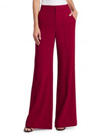 Alice   Olivia - Dylan High-Waist Wide-Leg Pants at Saks Fifth Avenue